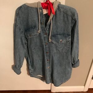 jean jacket hoodie